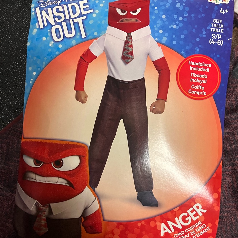 Disney Inside Out Anger Child Costume